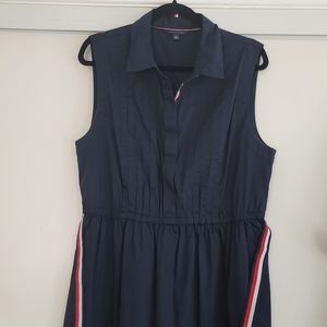 Tommy Hilfiger Navy Sleeveless Summer Dress